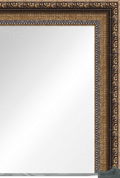 Зеркало «Лопари» состаренное золото