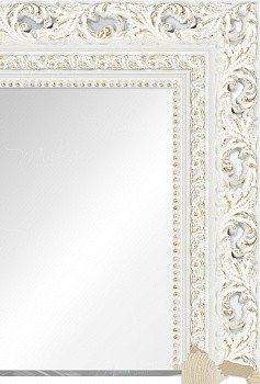 Зеркало «Орландо» Белая с золотом
