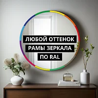 Зеркало Арка в МДФ раме RAL 6013 — фото 4